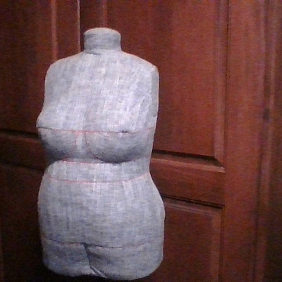 Custom Made-to-measure DIY Stuffed Dress Form Mannequin Sewing Pattern ...