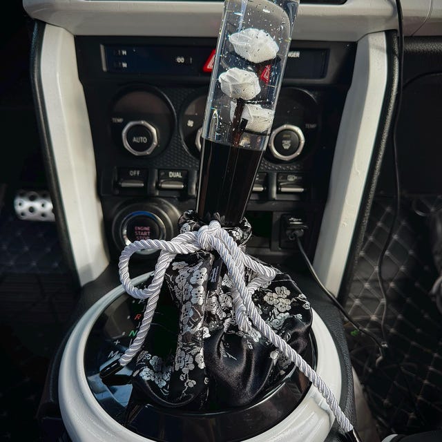 Purple BRIDE Inspired Shift Boot Cover | Choice of Thread