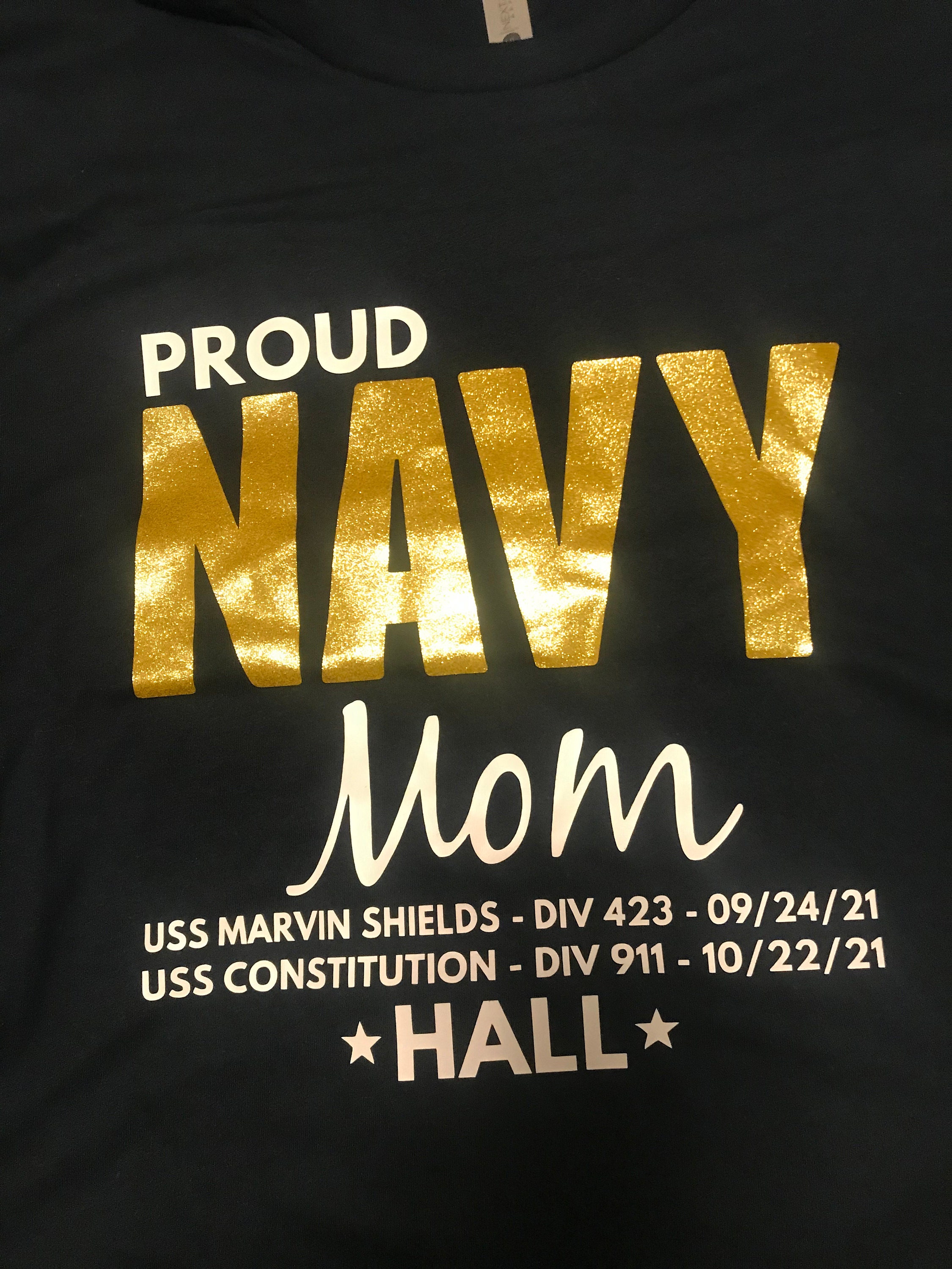 Personalized Boot Camp Graduation shirt, Custom PIR Shirt, Family Bootcamp Graduation shirt with Ship, Division and PIR Date, Navy ROTC