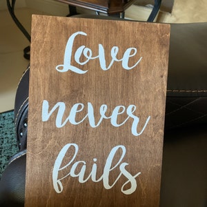 Wedding Aisle Signs, 1 Corinthians 13, Love is Patient Love is Kind ...