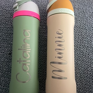 OWALA 32oz Freesip Bottle Custom Laser Engraved Double Insulated ...