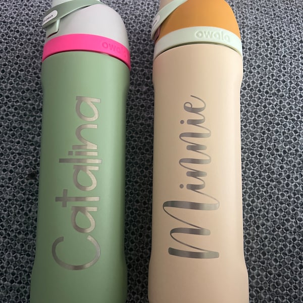 OWALA 24oz Freesip Bottle - Custom Laser Engraved - Double Insulated ...