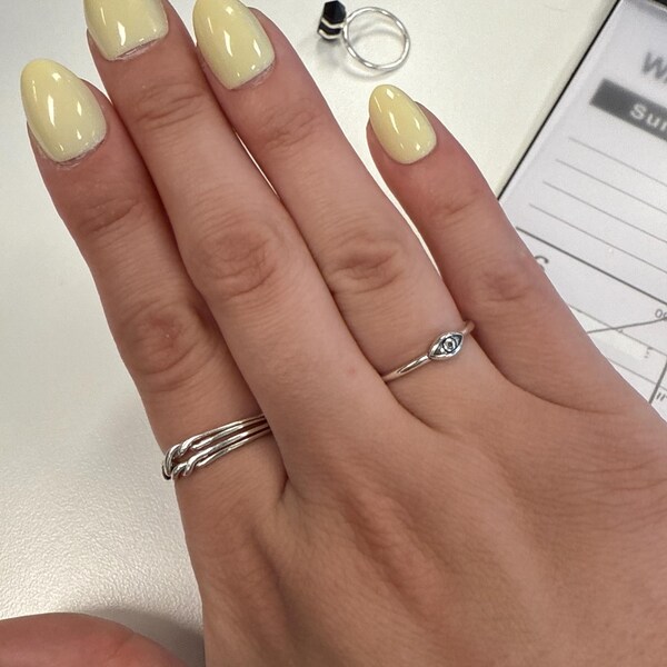 Moonlit Spark Toe Rings