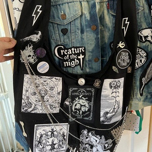 Cute Psycho // Skull Bunny Rabbit DIY Embroidered Iron Sew on - Etsy
