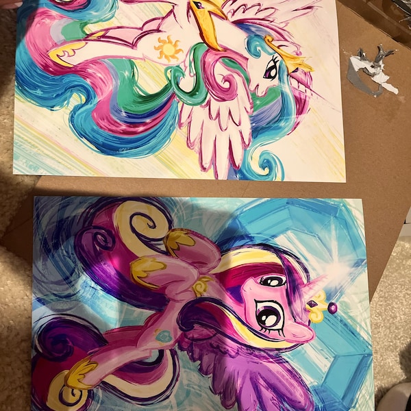 Princess Celestia - My Little Pony Friendship is Magic Art Print Poster ...