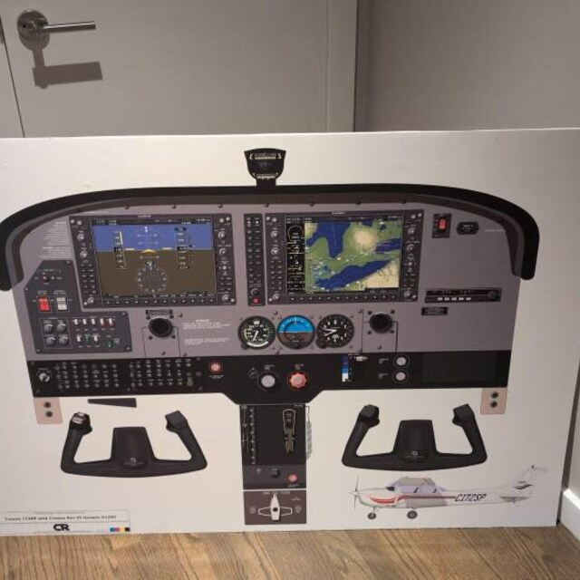 セスナ172（G1000）デジタルコックピットポスター＆システムガイド