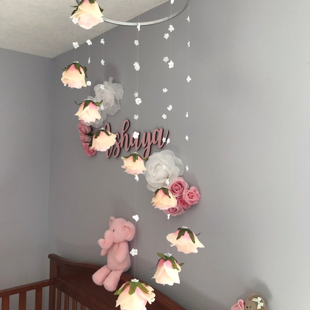 ドローイング『Baby Mobile』 Amazon.com: DIY Baby Mobile Kit for Crib, Semi-Circular