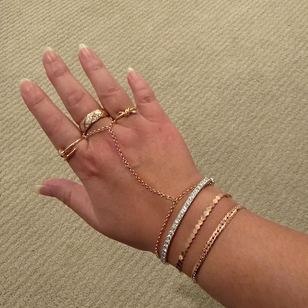 14K 18K Solid Gold Elongated Enhancer, Oval Clasp for Charm Holder ...