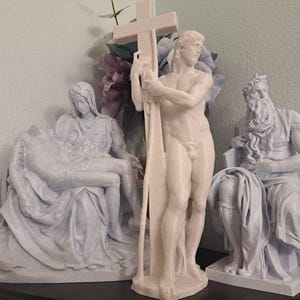 ミケランジェロ ルネサンス彫刻 ピエタ 7.9 インチ/200 mm、美術館複製