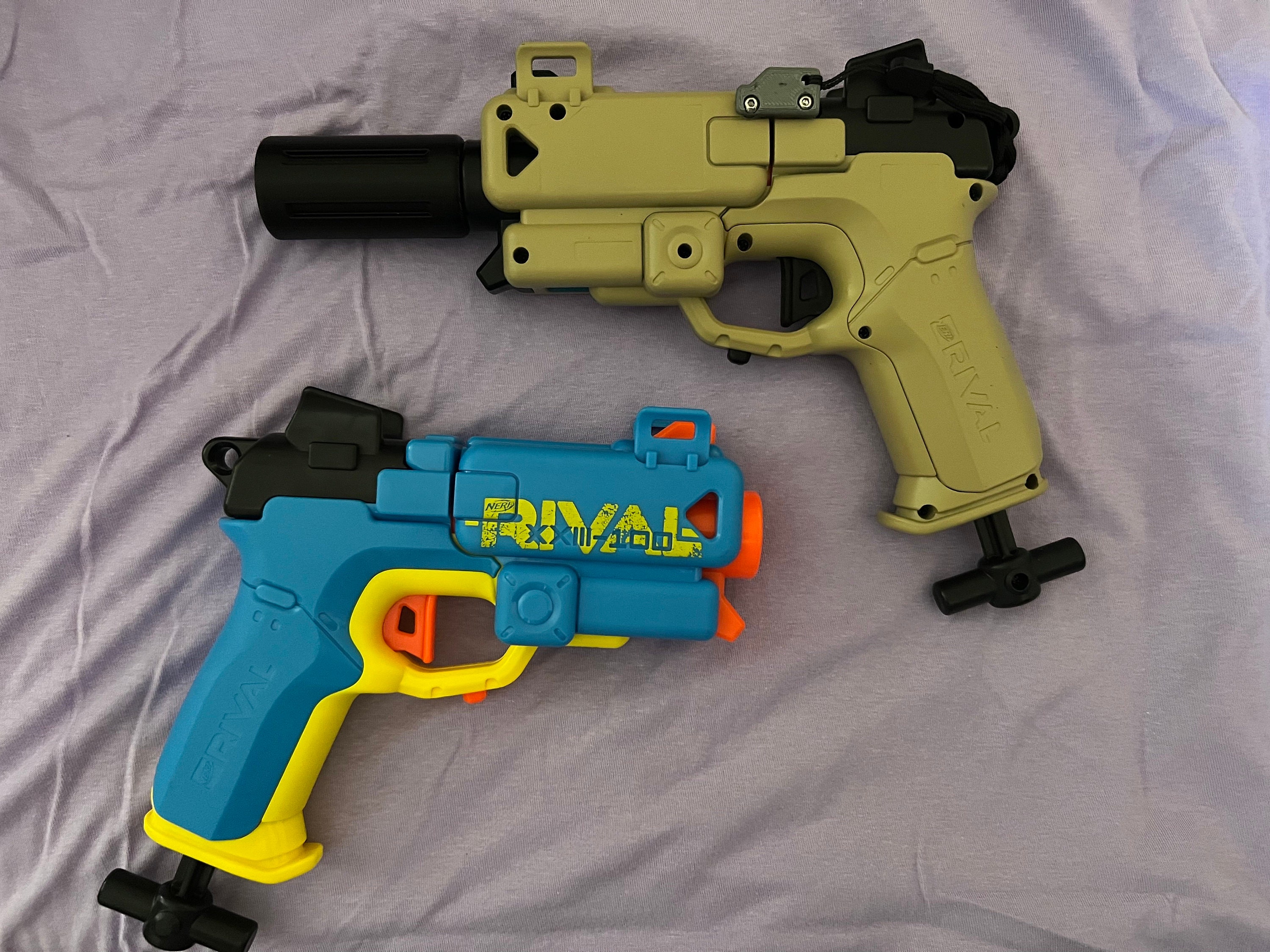 Full Length / Double Short Dart Shell Mod for Nerf Rival Pilot