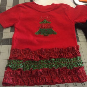 Digital Machine Embroidery Design Girly Christmas Tree - Etsy