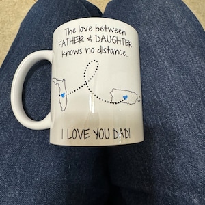To My Daughter Coffee Mug Father Daughter Cup Birthday Gifts From Dad for Girls