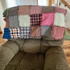 Rag Quilt, Farmhouse Rag Quilt, Country Charm Rag Quilt, Lap Quilt ...