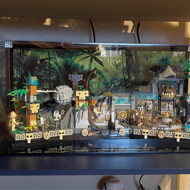 Acrylic Display Case for Lego® Temple of the Golden Idol Set 77015