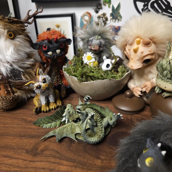 Leshen/ Wendigo Statue, Half Scale Sculpture Mythical Creature Figurine ...