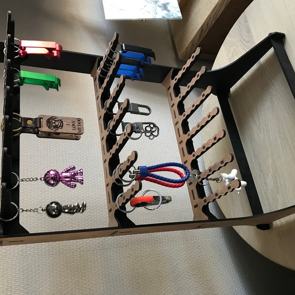 Keychain Stand, Display Stand, Stander - Laser Cut- Digital File - DXF ...