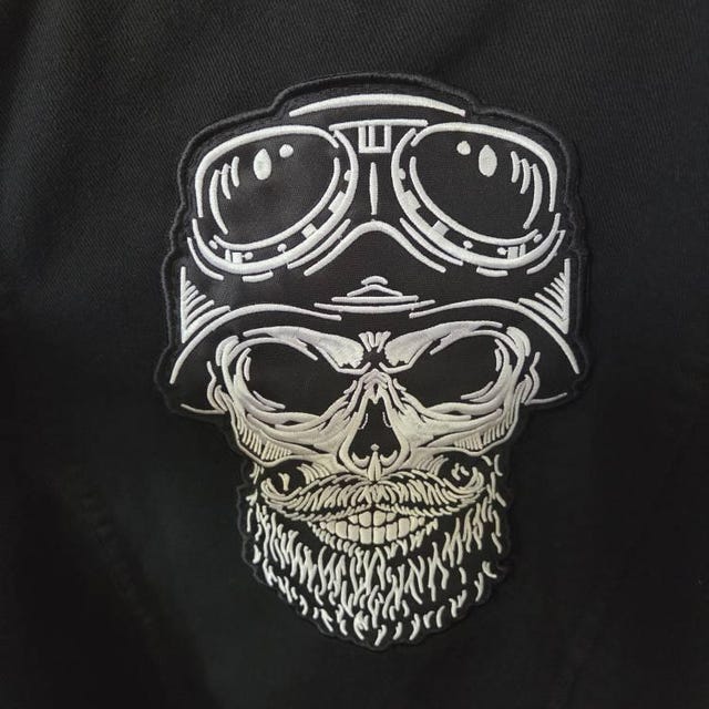 Écusson thermocollant Moto Vintage