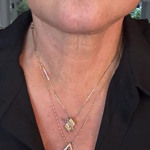 Collier chaîne box en or jaune massif 10 carats : style unisexe raffiné