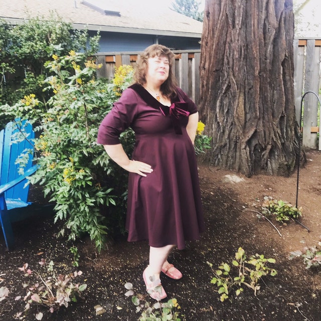 burgundy velvet swing dress Dark Burgundy Velvet Off The Shoulder Homecoming Dresses, CH0002 – clover  sew main image 1