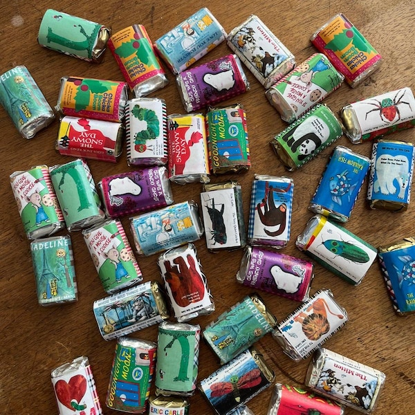 Eric Carle Books Hershey Miniatures Wrappers - Etsy