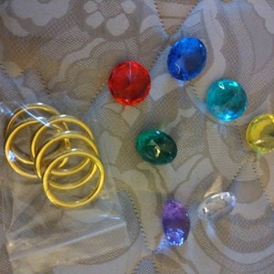  Toys Sonic 7 Chaos Emeralds Gems in A Box - by AAA