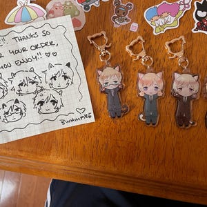 ヘタリア アクリルキーホルダー ~ APH デンマーク、ノルウェー