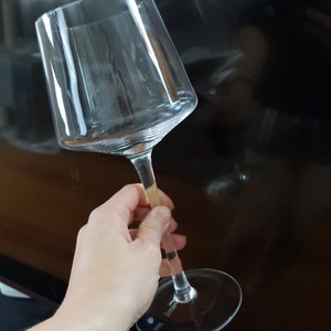 Slanted White Wine Glasses Set of 2, Modern No-lead Hand-Blown Long Stem  Red Wine glasses,Premium Cr…See more Slanted White Wine Glasses Set of 2