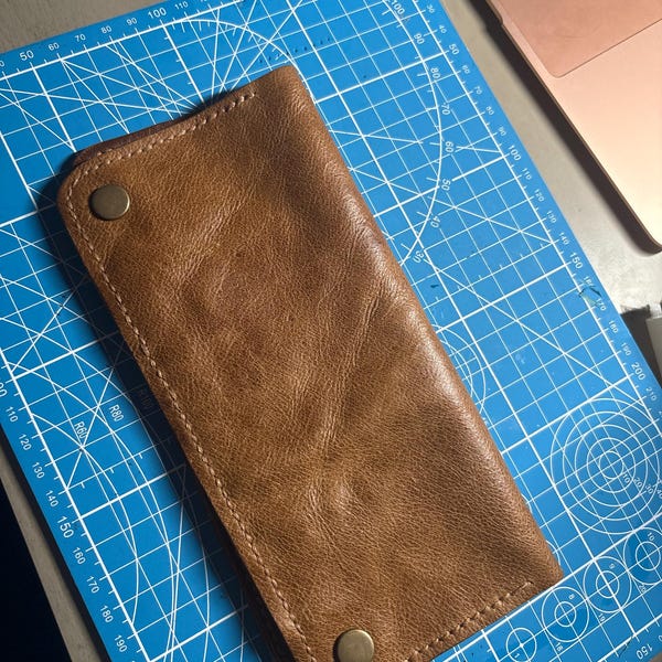 Leather Long Wallet Pattern, Long Wallet Pdf Template, Wallet Pattern ...