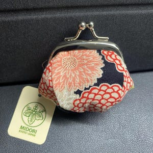 Midori Small Japanese Pouch Coin Purse Bag Flower Collection 2024