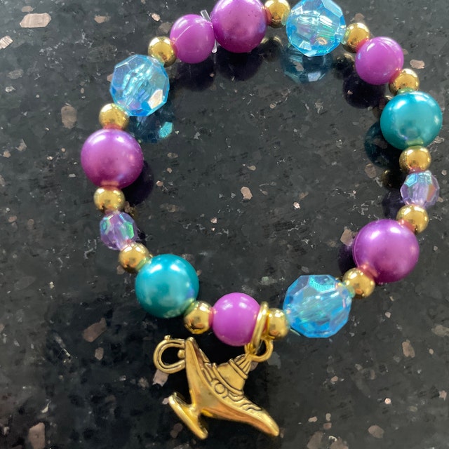 Jasmine Inspired Birthday Party Favor, Aladdin Inspired Bracelet