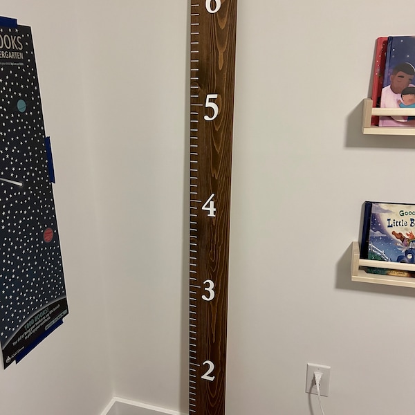 Growth Chart Ruler 3D | Playroom Decor | Wall Ruler | Baby Shower Gift ...