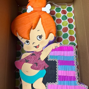 PEBBLES Piñata Para La Fiesta De Cumpleaños 30x20x4 