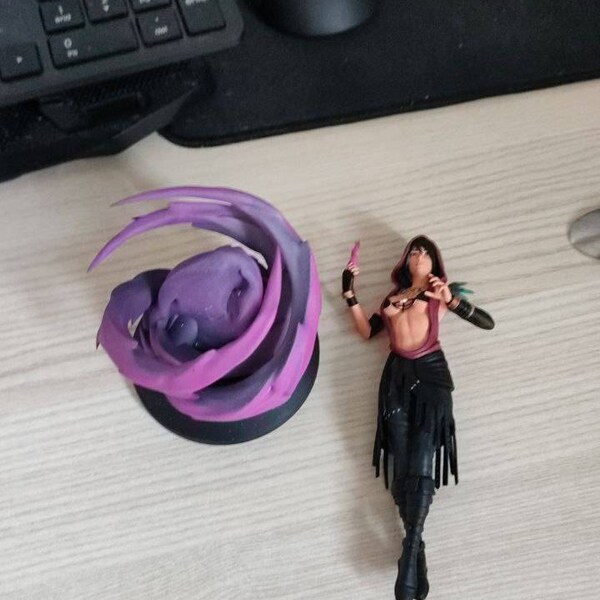 Monster Hunter Wilds Gemma Statue 3D Printed Gift for Gamer Resin ...