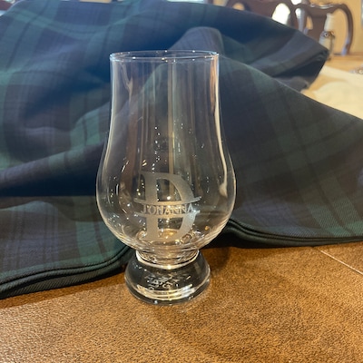 Custom Bourbon Decanter Set With Crystal Glencairn Glasses Engraved ...