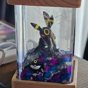 ポケモン樹脂ランプ、エポキシ樹脂ランプ、ポケモンギフト、エーフィ