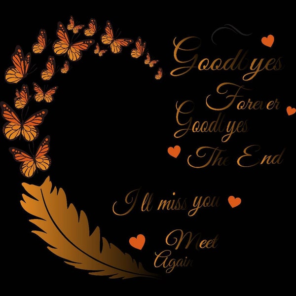 Those We Love Dont Go Away Poem PNG Butterflies Flying Up Rectangular Those we love dont go away poem png butterflies flying up rectangular