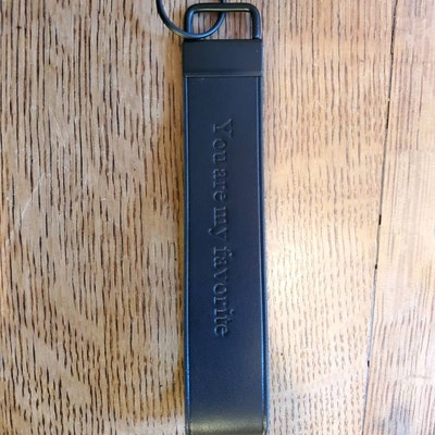 Custom Keychain Personalized Leather Keychain Leather Keyring ...