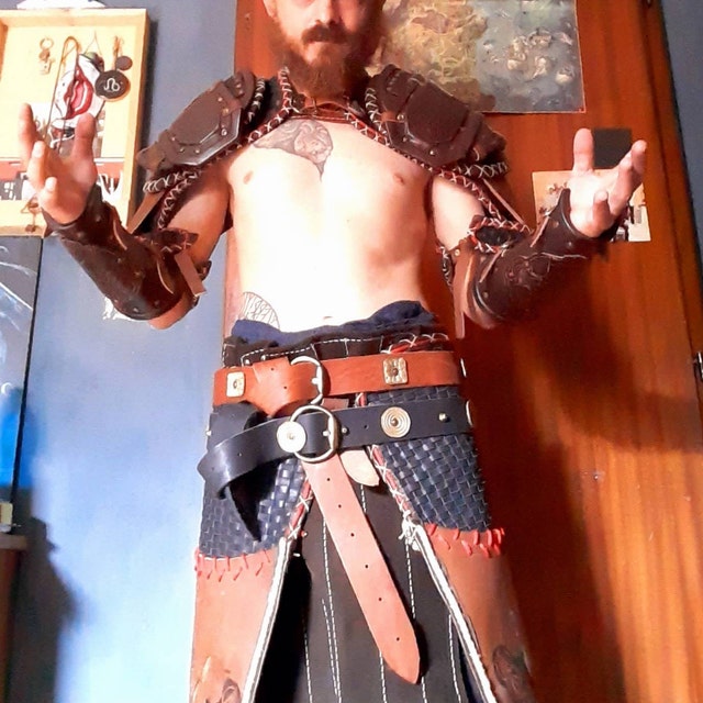 progress on my God of War Thor cosplay #godofwar #ragnarok #thor #leat