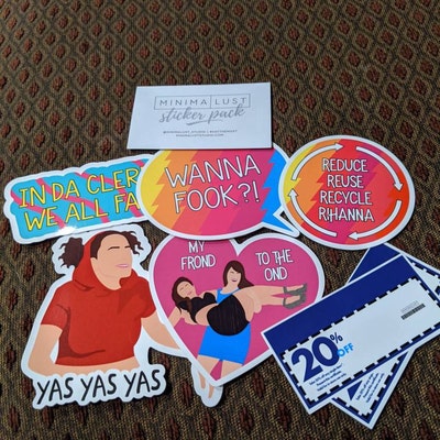 The Broad City Sticker Pack Abbi and Ilana Broad City Broad City ...