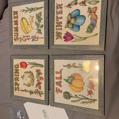 Stardew Valley Set of Four Seasons Crops Spring, Summer, Winter, Fall ...