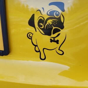 Pug V7 Dog Breed Custom Vinyl Decal Sticker Choose Your - Etsy