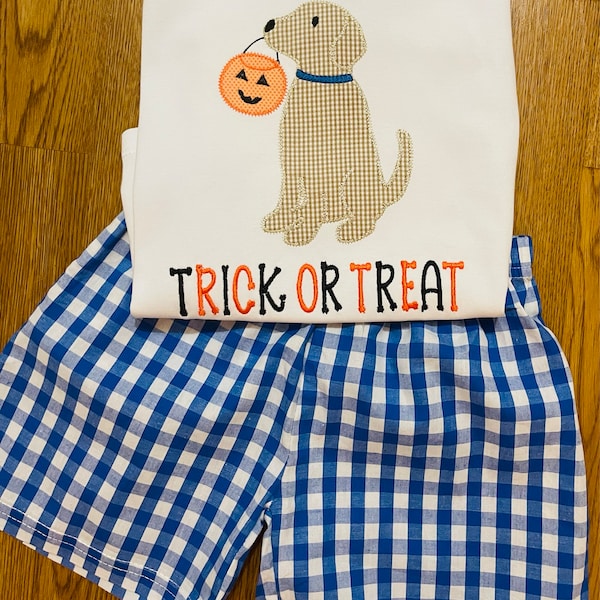 Halloween Lab Dog Trick or Treater With Jack O Lantern Candy Bucket Zig ...