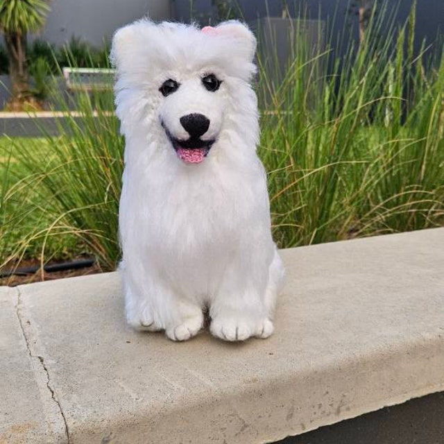 Samoyed Crochet Pattern, Dog Crochet Pattern, Dog Pattern