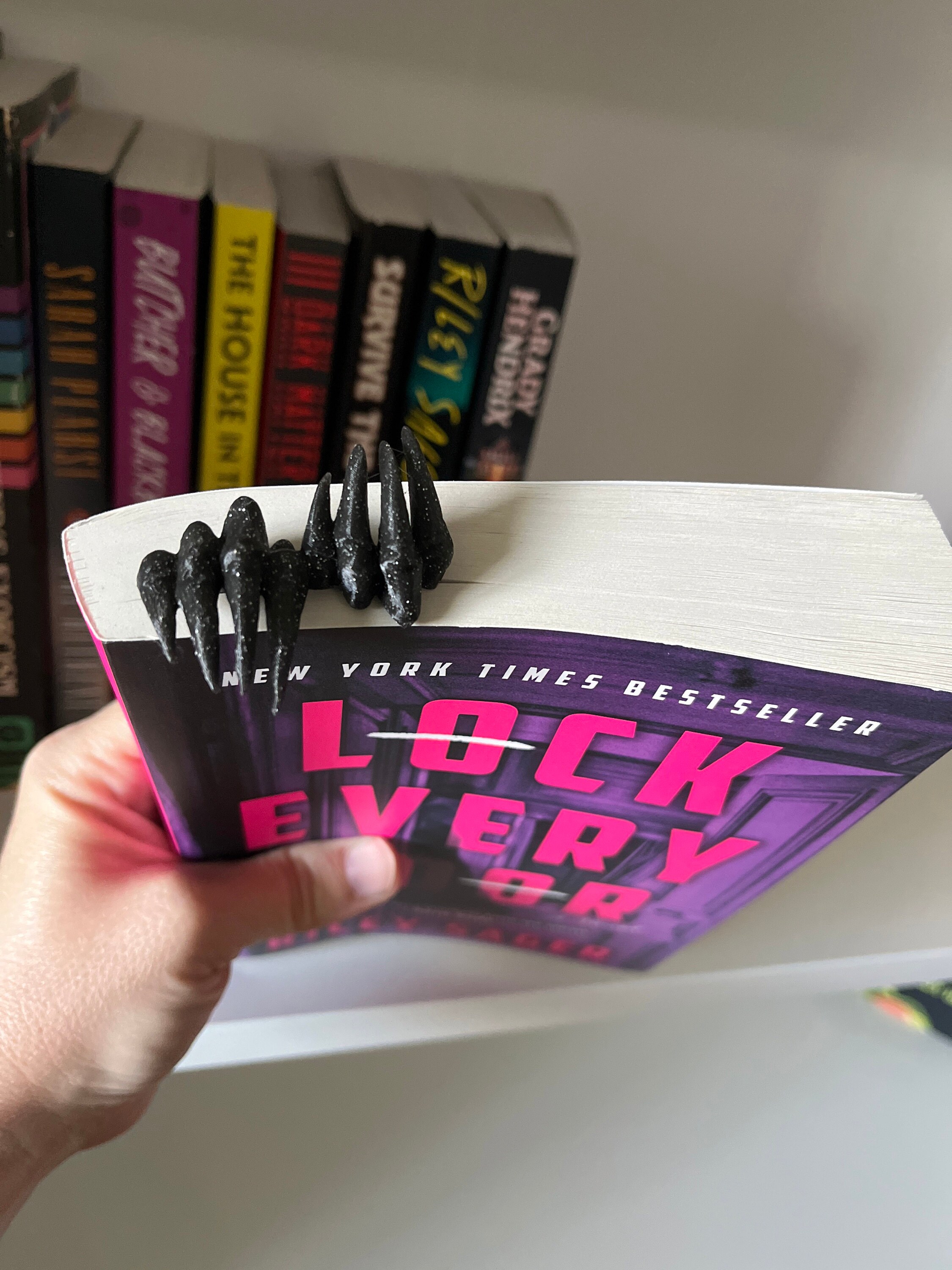 Scary Claws Bookmark