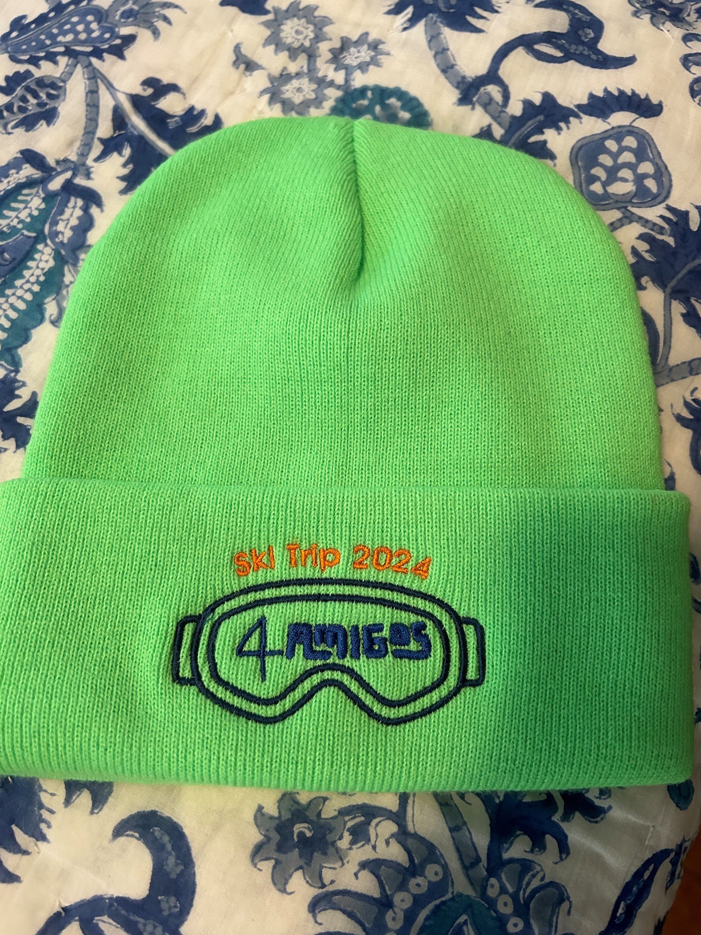 Custom Embroidered Beanies Hats personalized Sports Gifts Adult Kid