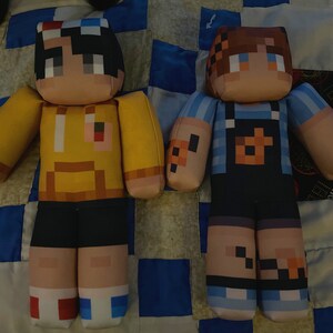 minecraft custom plush