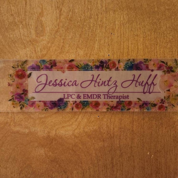 Aesthetic Decor, Office Door Name Plate, Acrylic Sign for Desk or Wall ...