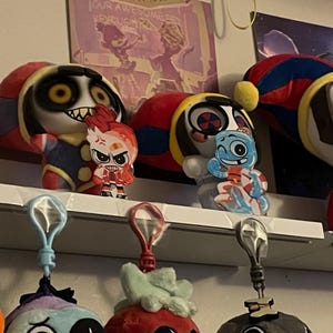 Toon Keychains | Pebble, Dandy, Astro, Shrimpo, Vee, Shelly