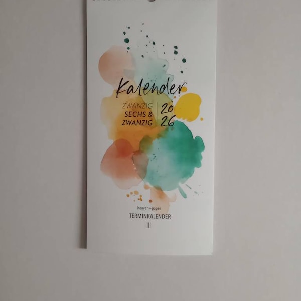 DIN A4 Immerwährender Fotokalender Forever Kalender Happy Spot ohne