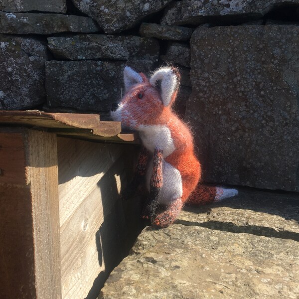 Fox Cub Knitting Pattern - Etsy
